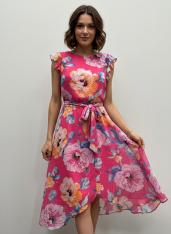 Shelby & Palmer Floral Ruffled Sleeve​