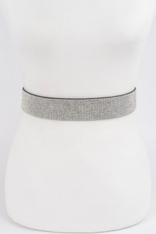 Full Rhinestone Waist Belt