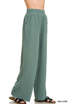 Zenana Double Gauze Lounge Pants