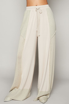 POL Drawstring Wide Leg Pants