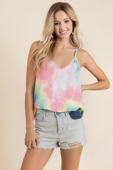 BiBi Tie Dye French Terry Knit Cami