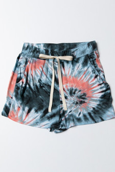 BiBi Tie Dye Print Casual Shorts