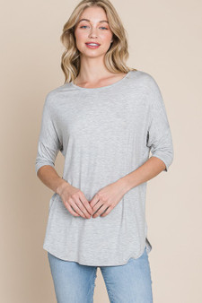 BOMBOM Round Neck Half Sleeve T-Shirt