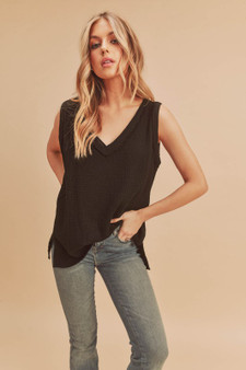 Aemi + Co V-Neck Wide Strap Tank