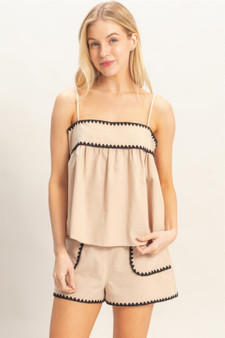 Sleeveless Babydoll Top​​