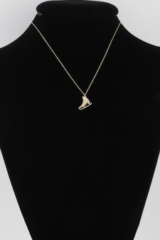 Ice Skates Pendant Necklace