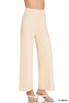 Zenana Viscose Sweater Pants