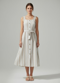 Mlle Gabrielle Striped Dress