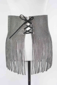 Rhinestone Fringe Belt