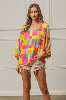 BiBi Multi Block Bubble Pop Ballon Top