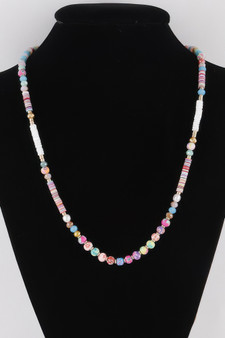 Multi Beaded Necklace 