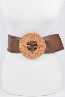 Bamboo Round Plus Size Belt 