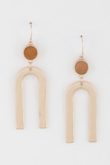 Textured Arch Earrings 
