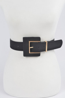 Faux Suede Belt 