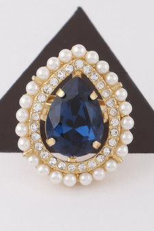 Jeweled Rhinestone Ring
