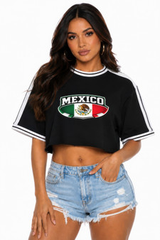 Short Sleeve Cotton Mexico Print Shirt​​