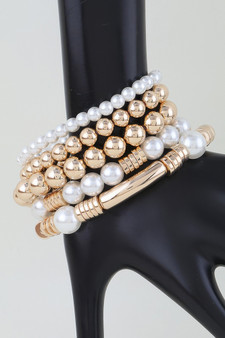 Multi Crystal Beaded Bracelet​
