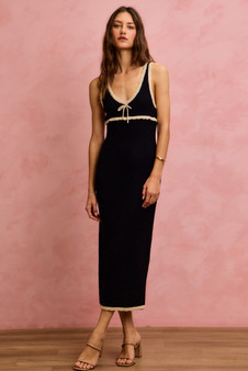 SO ME Knit Sweater Maxi Sleeveless Bodycon Resort Dress