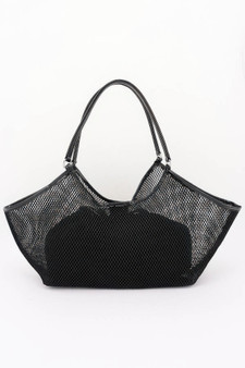 Mesh Tote Bag With Removable Liner 