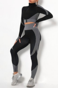 Color Block Activewear Set