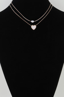 Love You Double Chain Necklace 