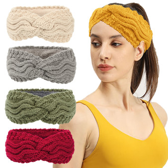 Women autumn and winter hair accessories sports headband(3Pcs)