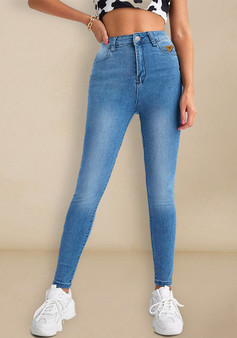 Women's Clothing Casual Denim Tight Pants