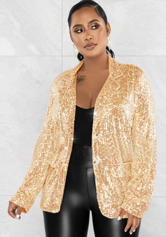 Women's  Casual Sequin Blazer