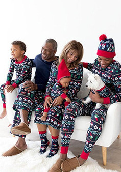 Christmas Family Wear Loungewear Pajama two-piece set