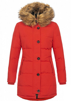 Women's Autumn And Winter Hooded Warm Slim Cotton Padded Solid Color Jacket