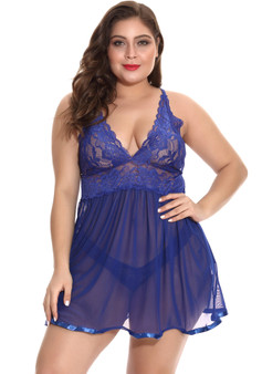 Sexy lingerie plus Plus Size Plus Size Lace Sexy See Through Sexy pajamas Sexy pajamas