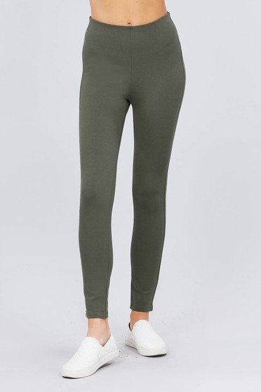 Waist Elastic Band Ponte Pants​