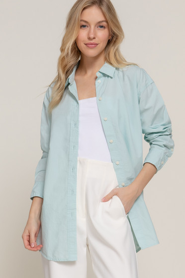 Long Sleeve Loose Fit Shirt​​