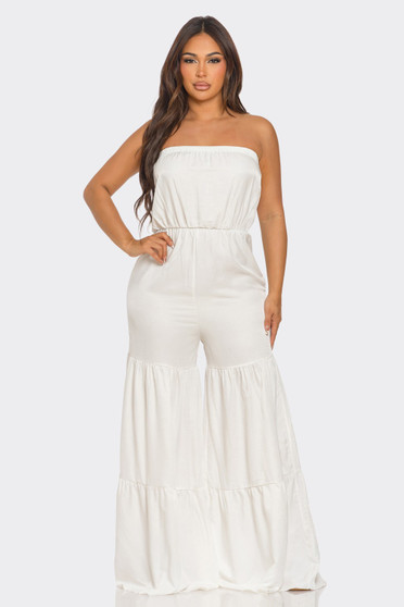 Jumpsuit Ruffle Hem​