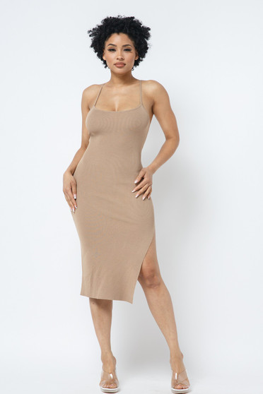 Side Slit Cami Dress​​