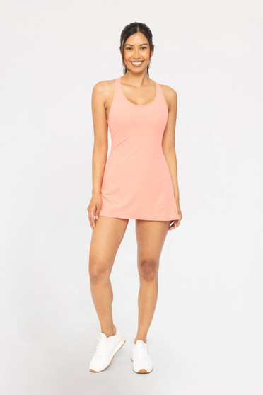 MONO B Twist Racerback Fit-and-Flare Dress