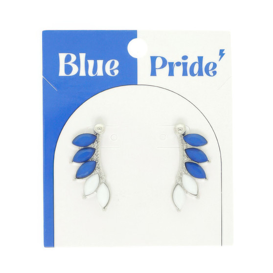 Game Day Feather Post Earrings