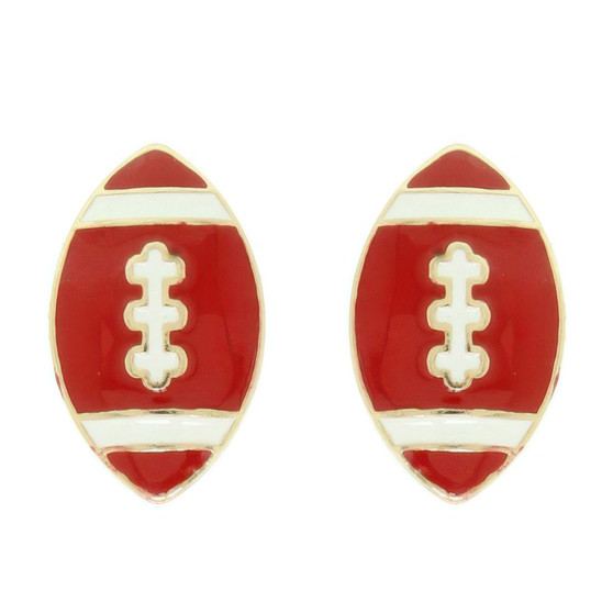 Gameday Football Ball Post Earring