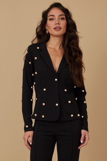 Stud Detailed Fashion Jacket