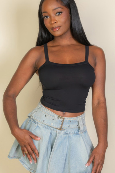 Solid Strap Tank Top​​​​