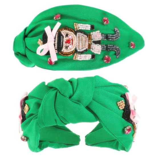 Christmas Nutcracker Top Knot Headband​