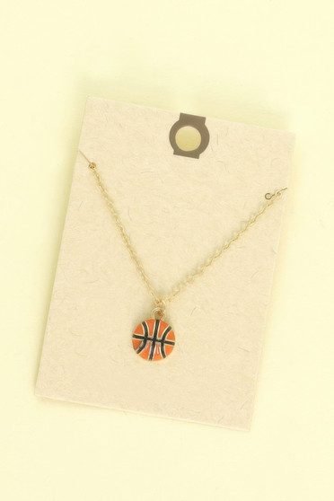 Gameday Sports Theme Pendant Necklace