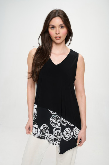 Hit Sleeveless Contrast Top​