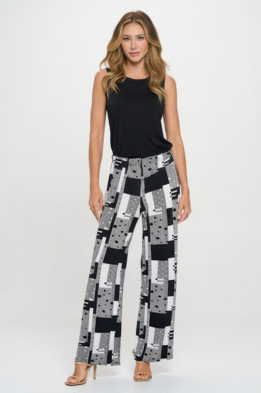 Venechia Pleated Wide Leg Pants
