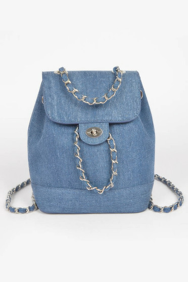 Denim Backpack