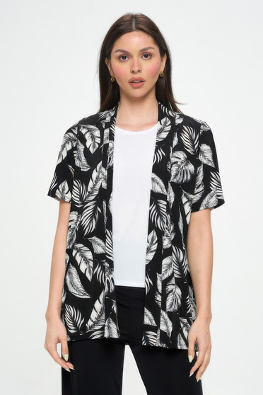 Print Bns Drape Jacket
