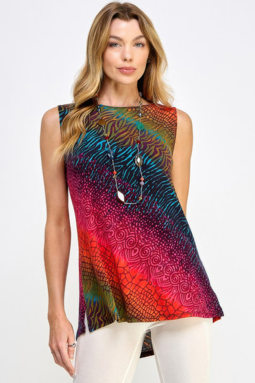 Print Boat Neckline​