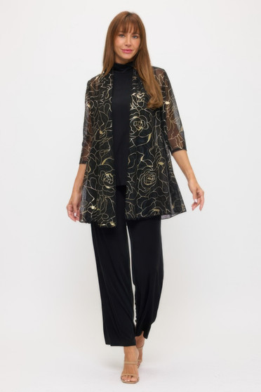 Plus Size Mesh Foil Princess Jacket