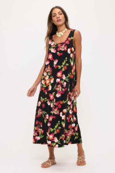 Print Bns Tank Long Dress​​​​​​​​