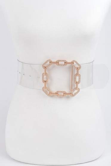Transparent Plus Size Belt